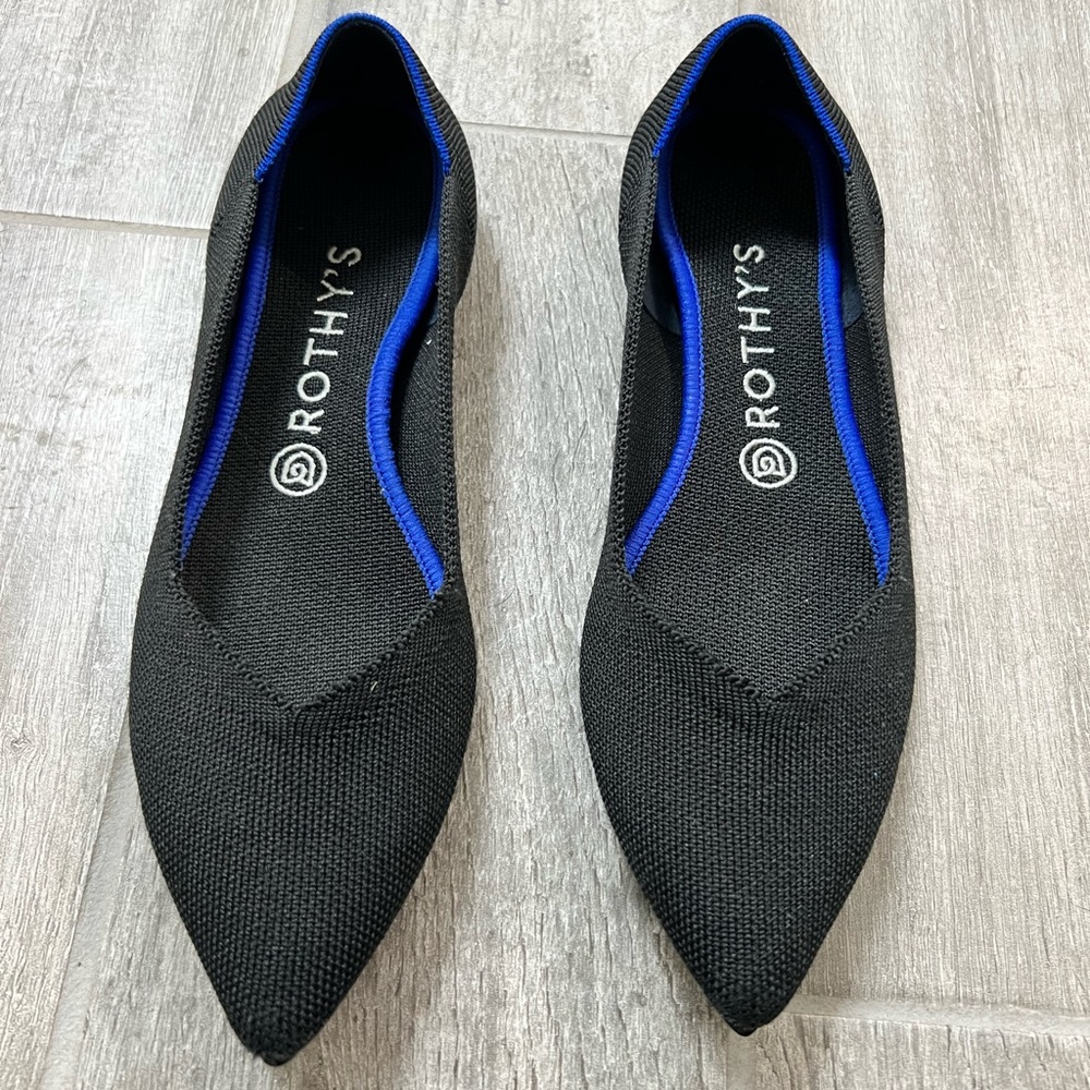 Rothy’s Black Point Size 9